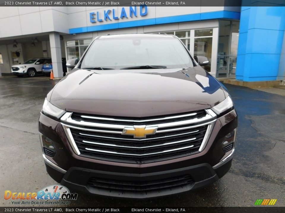 2023 Chevrolet Traverse LT AWD Black Cherry Metallic / Jet Black Photo #11