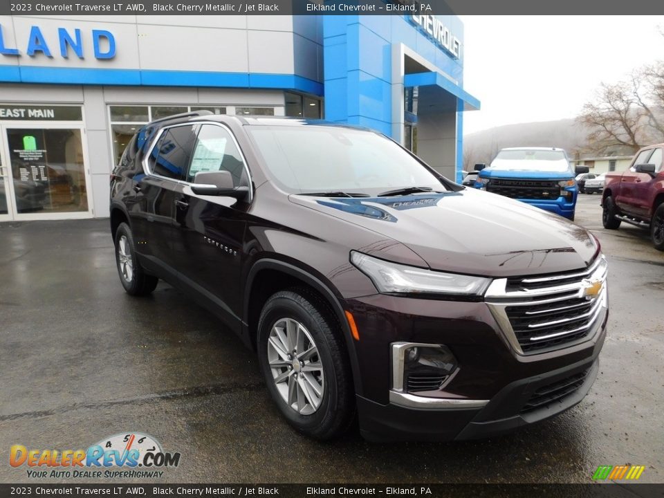 2023 Chevrolet Traverse LT AWD Black Cherry Metallic / Jet Black Photo #12