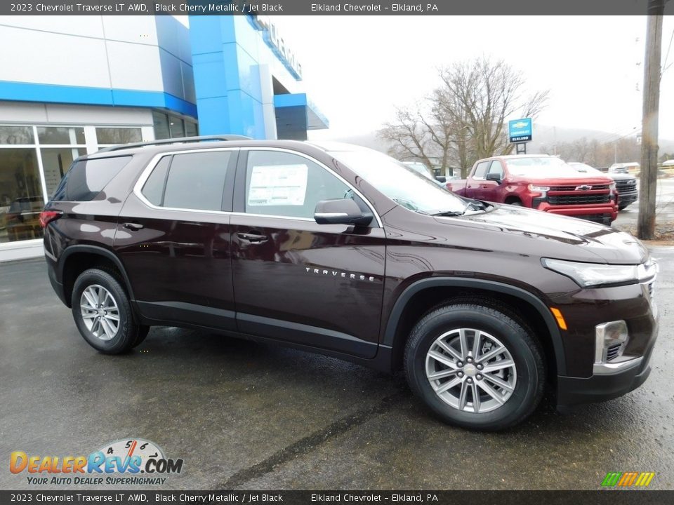 2023 Chevrolet Traverse LT AWD Black Cherry Metallic / Jet Black Photo #13