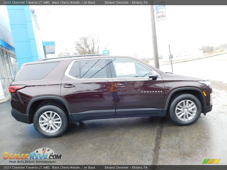 2023 Chevrolet Traverse LT AWD Black Cherry Metallic / Jet Black Photo #14