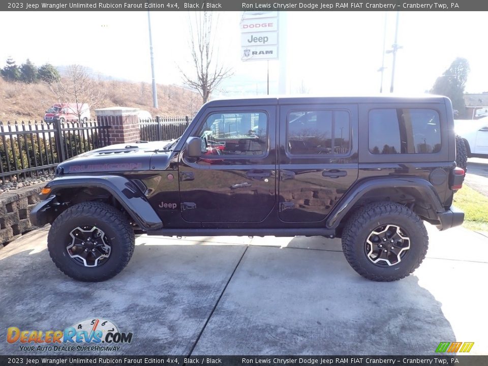 2023 Jeep Wrangler Unlimited Rubicon Farout Edition 4x4 Black / Black Photo #2