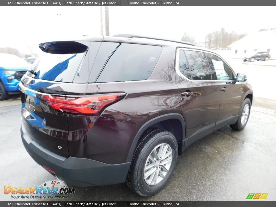 2023 Chevrolet Traverse LT AWD Black Cherry Metallic / Jet Black Photo #15