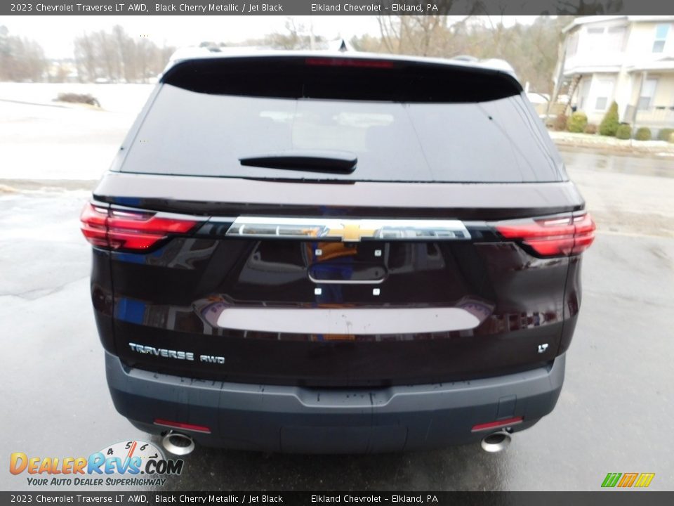 2023 Chevrolet Traverse LT AWD Black Cherry Metallic / Jet Black Photo #17