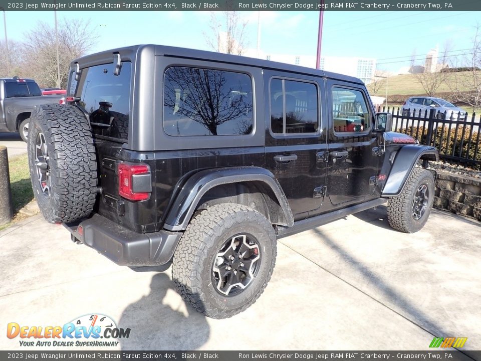 2023 Jeep Wrangler Unlimited Rubicon Farout Edition 4x4 Black / Black Photo #5