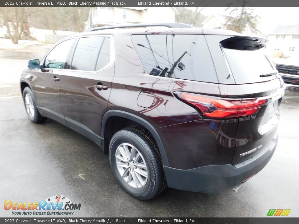 2023 Chevrolet Traverse LT AWD Black Cherry Metallic / Jet Black Photo #18