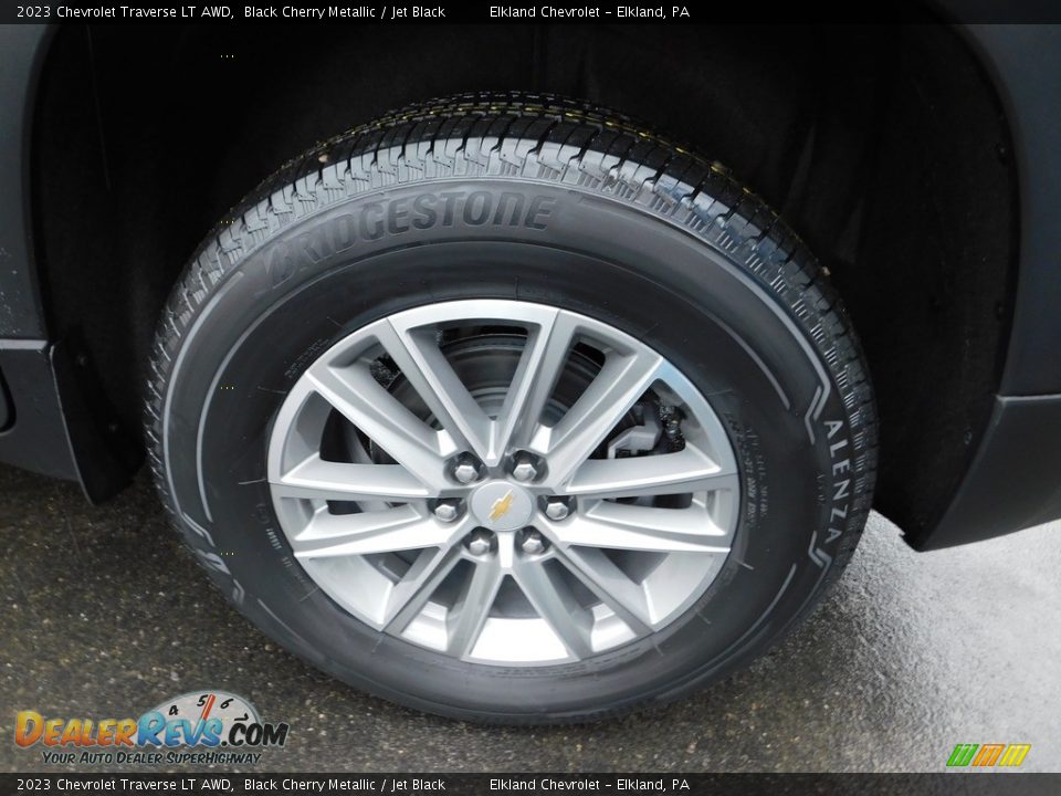 2023 Chevrolet Traverse LT AWD Black Cherry Metallic / Jet Black Photo #19