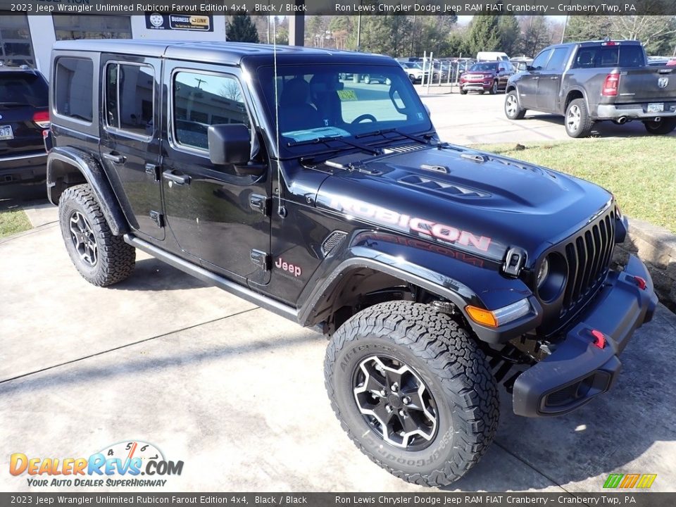 2023 Jeep Wrangler Unlimited Rubicon Farout Edition 4x4 Black / Black Photo #7