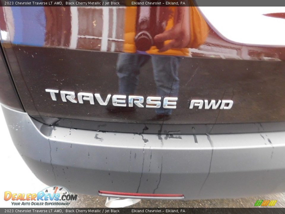2023 Chevrolet Traverse LT AWD Black Cherry Metallic / Jet Black Photo #20