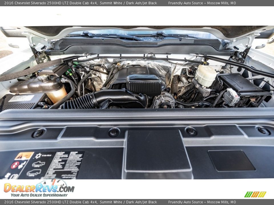 2016 Chevrolet Silverado 2500HD LTZ Double Cab 4x4 Summit White / Dark Ash/Jet Black Photo #16