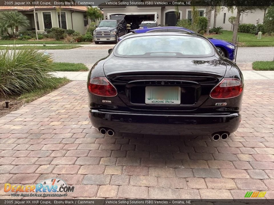 2005 Jaguar XK XKR Coupe Ebony Black / Cashmere Photo #5