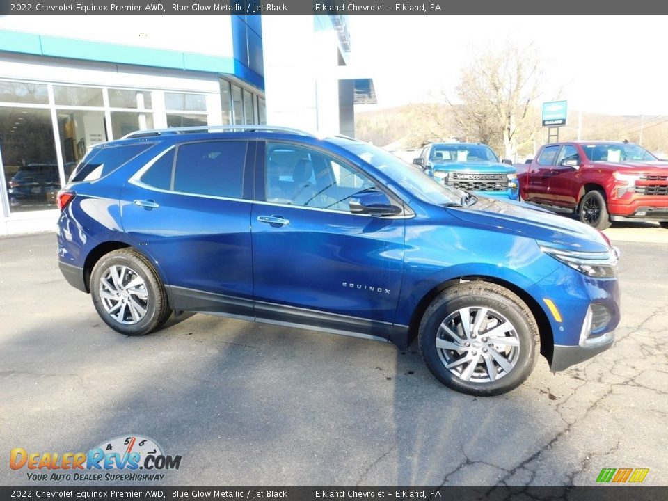 2022 Chevrolet Equinox Premier AWD Blue Glow Metallic / Jet Black Photo #6