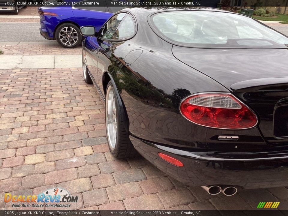 2005 Jaguar XK XKR Coupe Ebony Black / Cashmere Photo #7