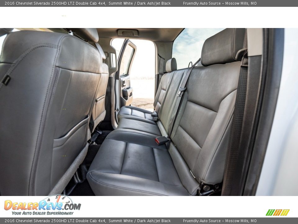Rear Seat of 2016 Chevrolet Silverado 2500HD LTZ Double Cab 4x4 Photo #20