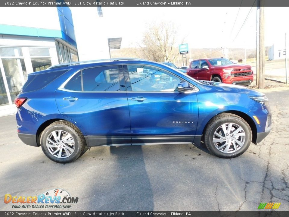 2022 Chevrolet Equinox Premier AWD Blue Glow Metallic / Jet Black Photo #7