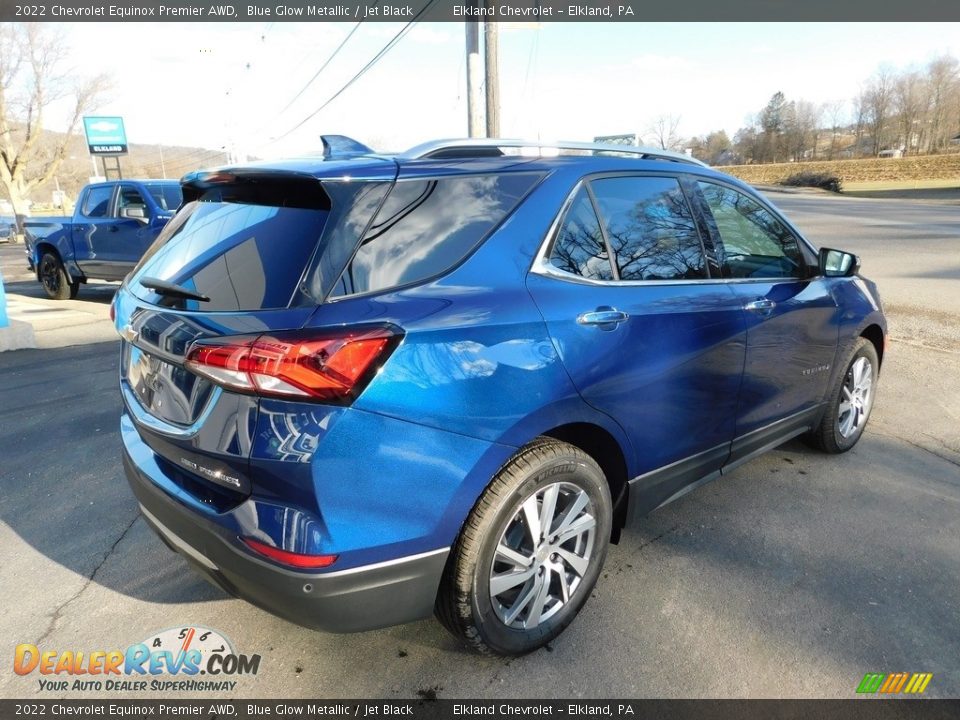 2022 Chevrolet Equinox Premier AWD Blue Glow Metallic / Jet Black Photo #8