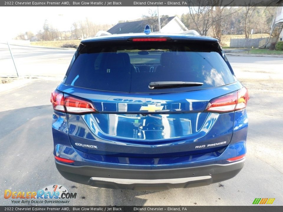 2022 Chevrolet Equinox Premier AWD Blue Glow Metallic / Jet Black Photo #9
