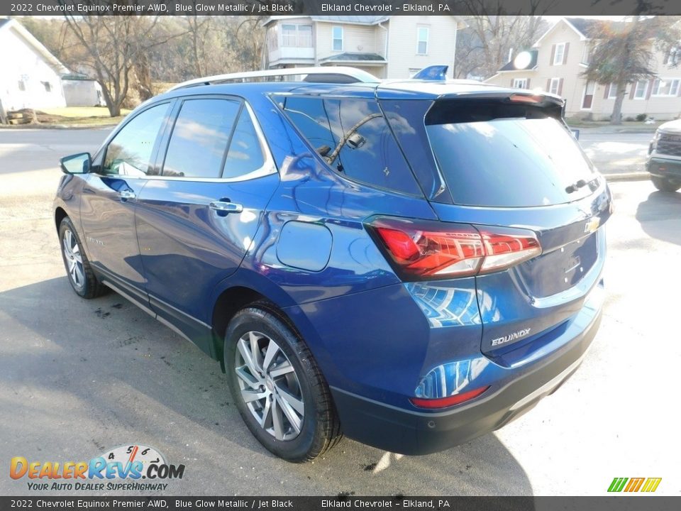 2022 Chevrolet Equinox Premier AWD Blue Glow Metallic / Jet Black Photo #10