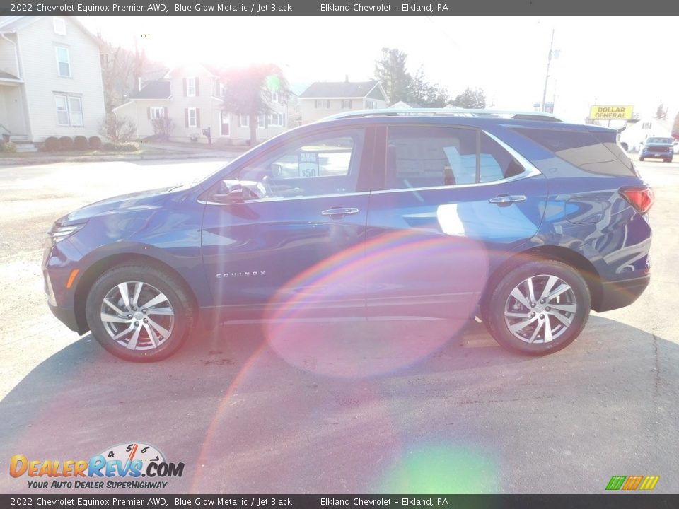 2022 Chevrolet Equinox Premier AWD Blue Glow Metallic / Jet Black Photo #11