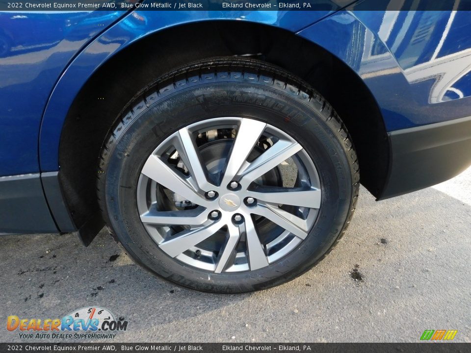 2022 Chevrolet Equinox Premier AWD Blue Glow Metallic / Jet Black Photo #12