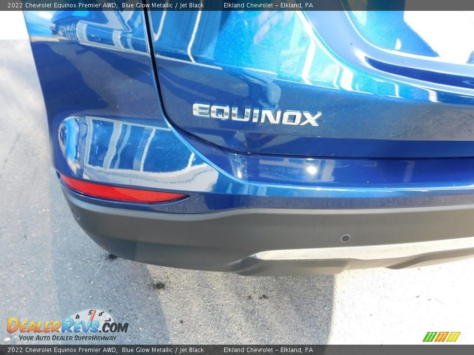2022 Chevrolet Equinox Premier AWD Blue Glow Metallic / Jet Black Photo #13