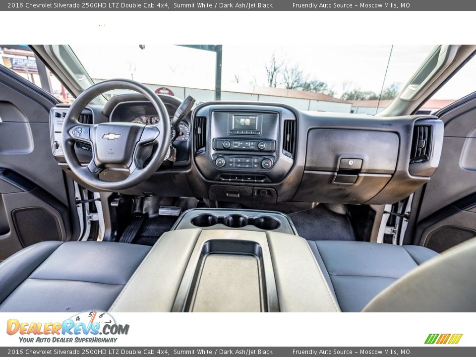 Dark Ash/Jet Black Interior - 2016 Chevrolet Silverado 2500HD LTZ Double Cab 4x4 Photo #27