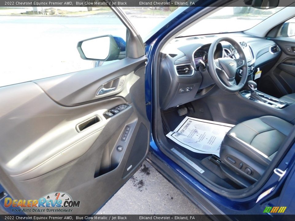 2022 Chevrolet Equinox Premier AWD Blue Glow Metallic / Jet Black Photo #15