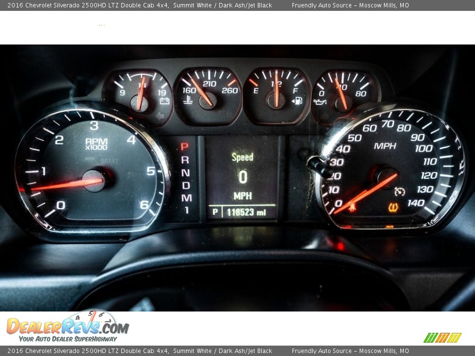 2016 Chevrolet Silverado 2500HD LTZ Double Cab 4x4 Gauges Photo #29