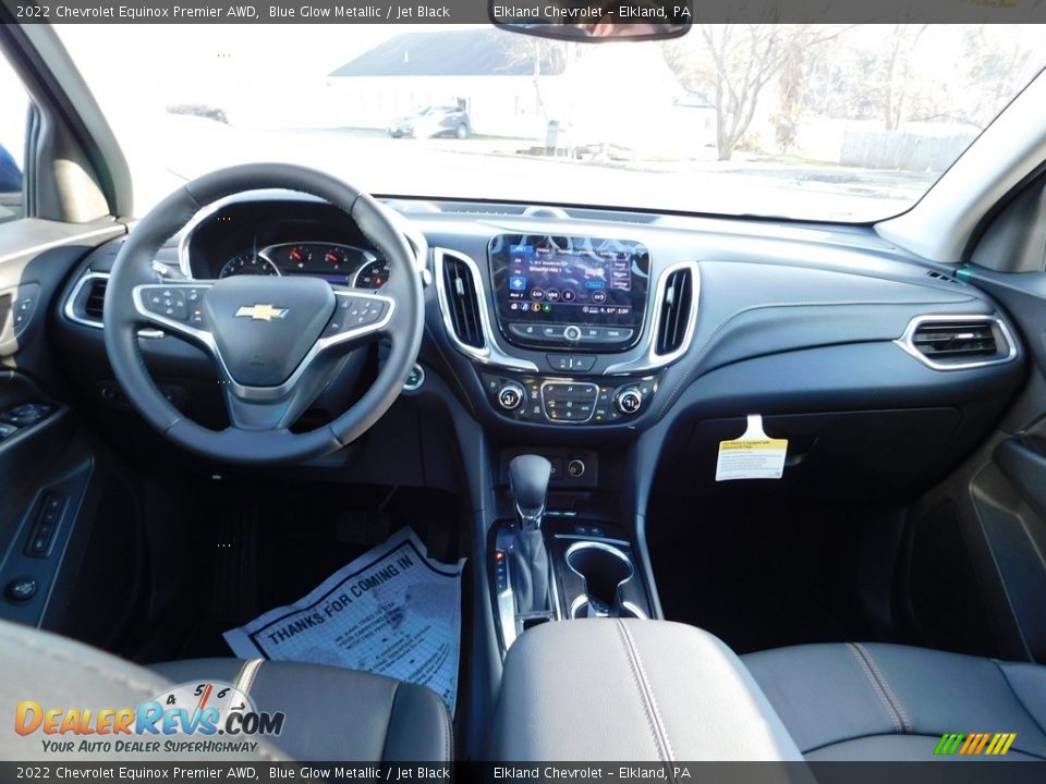 2022 Chevrolet Equinox Premier AWD Blue Glow Metallic / Jet Black Photo #35