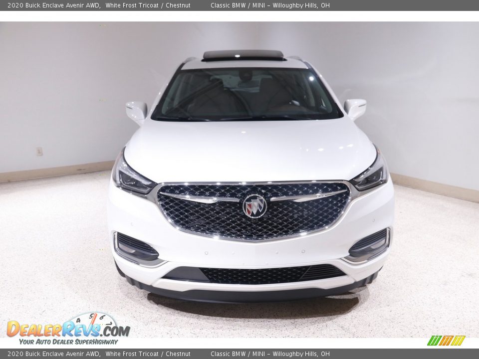 2020 Buick Enclave Avenir AWD White Frost Tricoat / Chestnut Photo #2