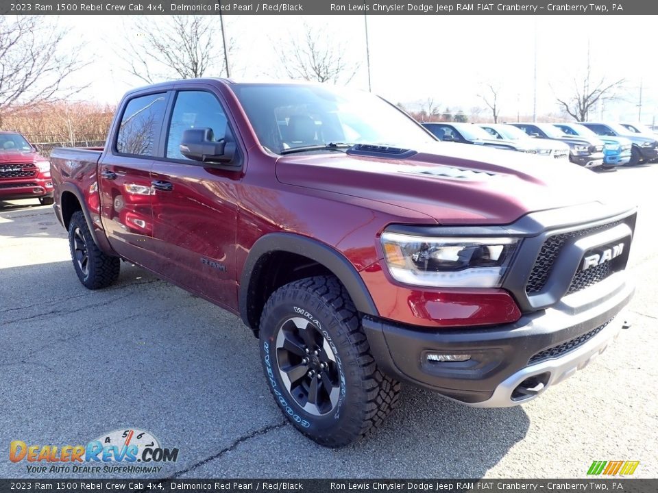 Delmonico Red Pearl 2023 Ram 1500 Rebel Crew Cab 4x4 Photo #7