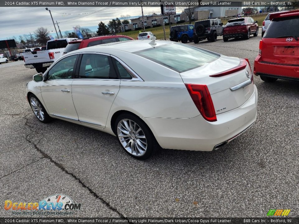 White Diamond Tricoat 2014 Cadillac XTS Platinum FWD Photo #3