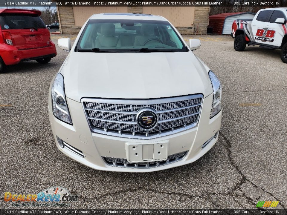 2014 Cadillac XTS Platinum FWD White Diamond Tricoat / Platinum Very Light Platinum/Dark Urban/Cocoa Opus Full Leather Photo #9