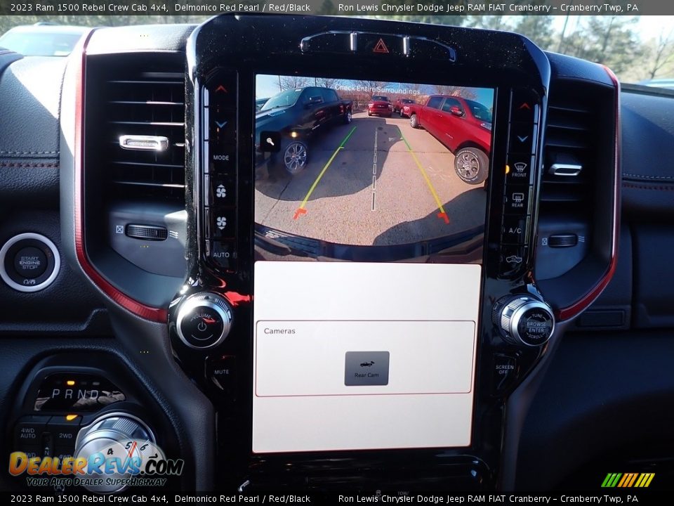 2023 Ram 1500 Rebel Crew Cab 4x4 Delmonico Red Pearl / Red/Black Photo #17