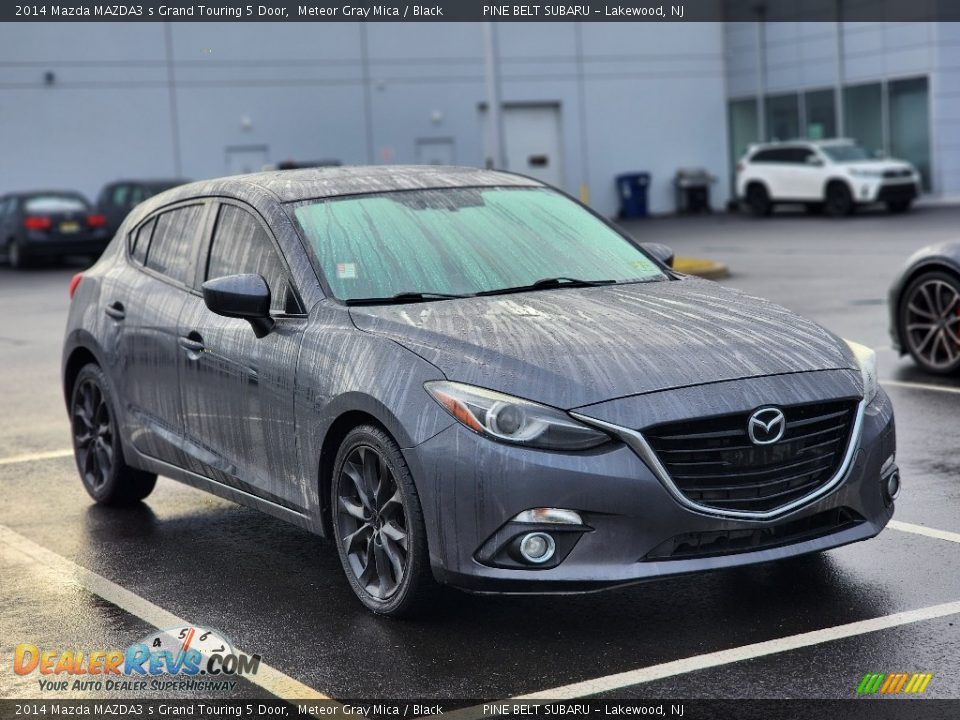 2014 Mazda MAZDA3 s Grand Touring 5 Door Meteor Gray Mica / Black Photo #3