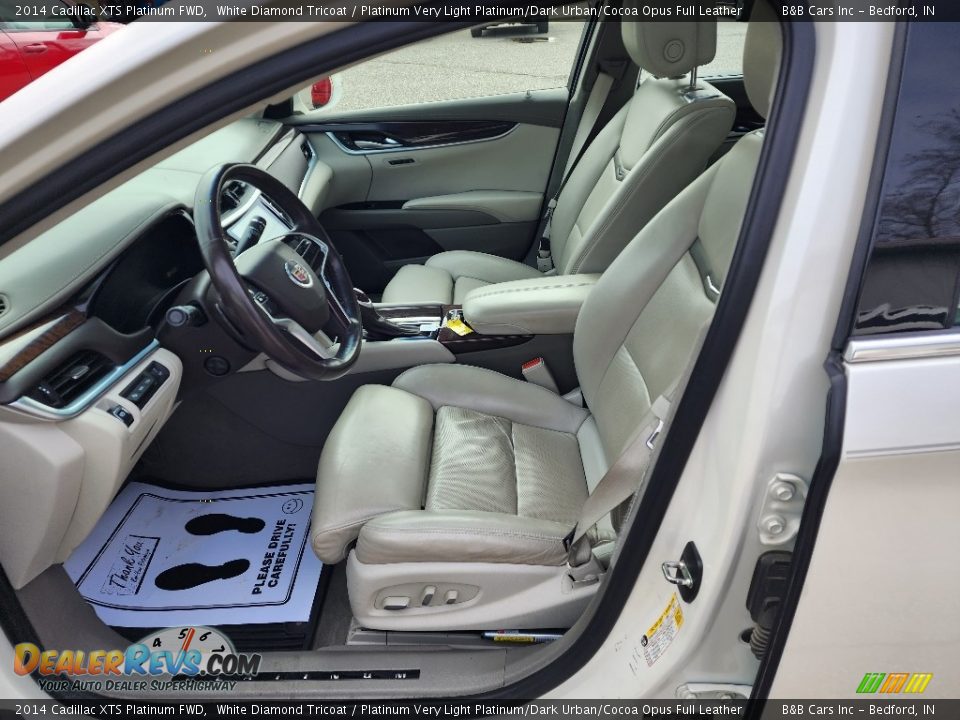 Platinum Very Light Platinum/Dark Urban/Cocoa Opus Full Leather Interior - 2014 Cadillac XTS Platinum FWD Photo #11
