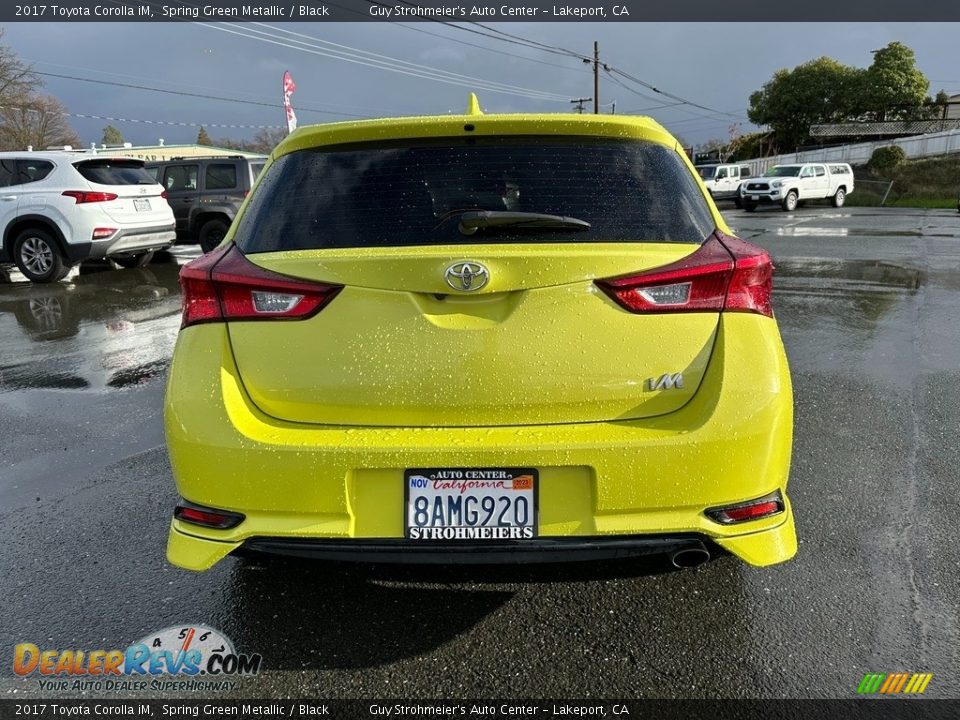 2017 Toyota Corolla iM Spring Green Metallic / Black Photo #5