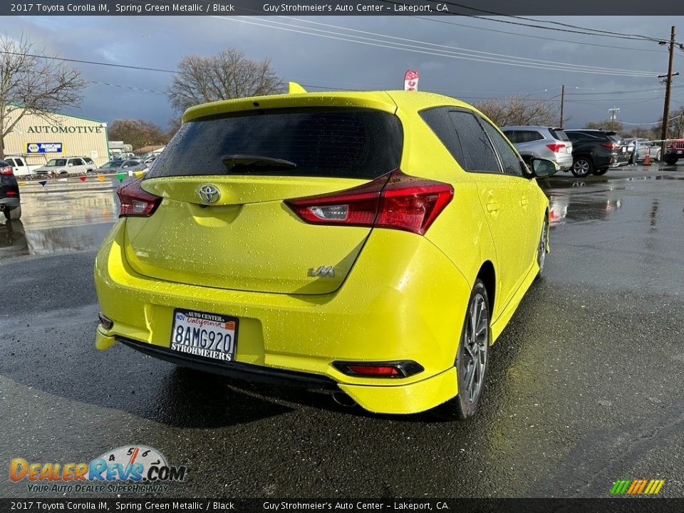 2017 Toyota Corolla iM Spring Green Metallic / Black Photo #6