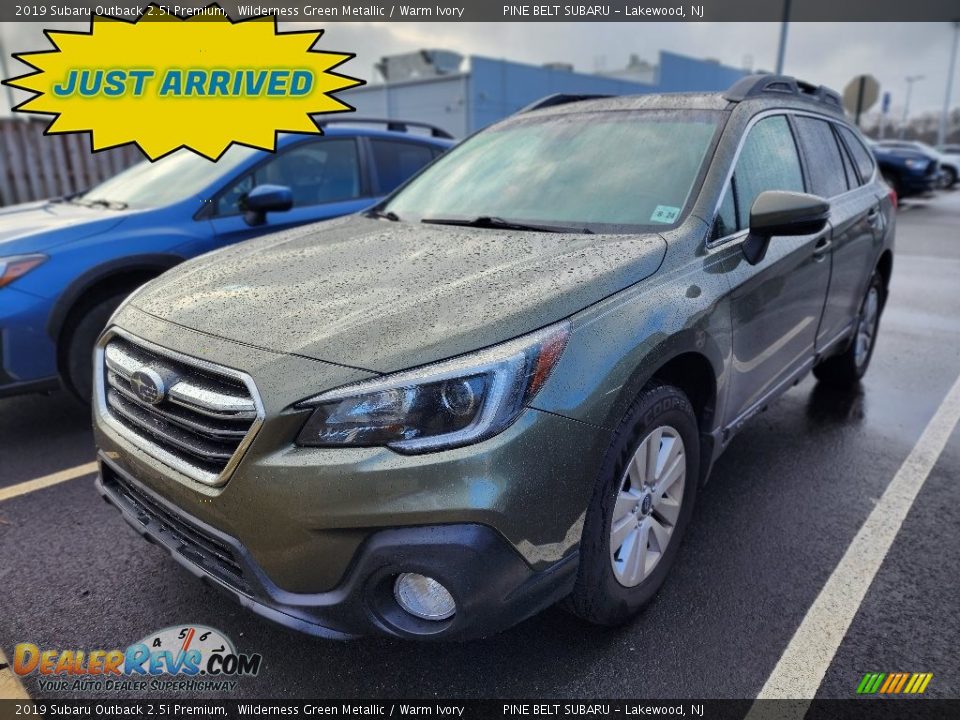 2019 Subaru Outback 2.5i Premium Wilderness Green Metallic / Warm Ivory Photo #1