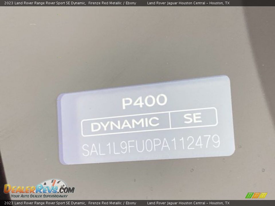 2023 Land Rover Range Rover Sport SE Dynamic Logo Photo #25