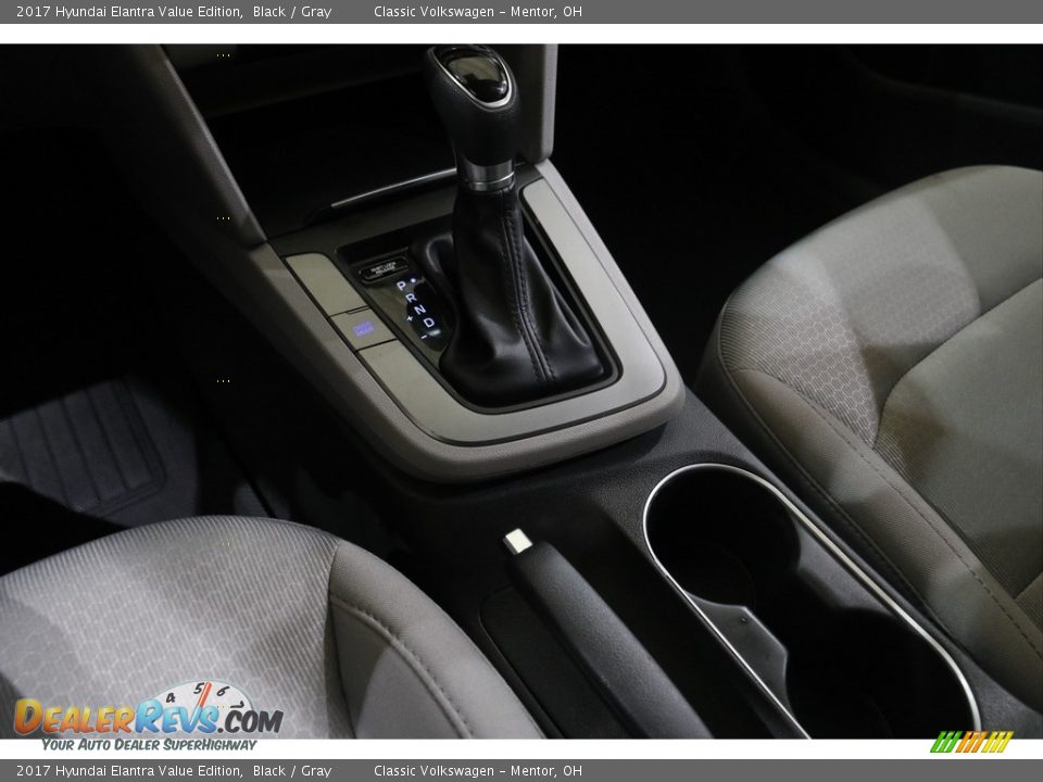 2017 Hyundai Elantra Value Edition Black / Gray Photo #12
