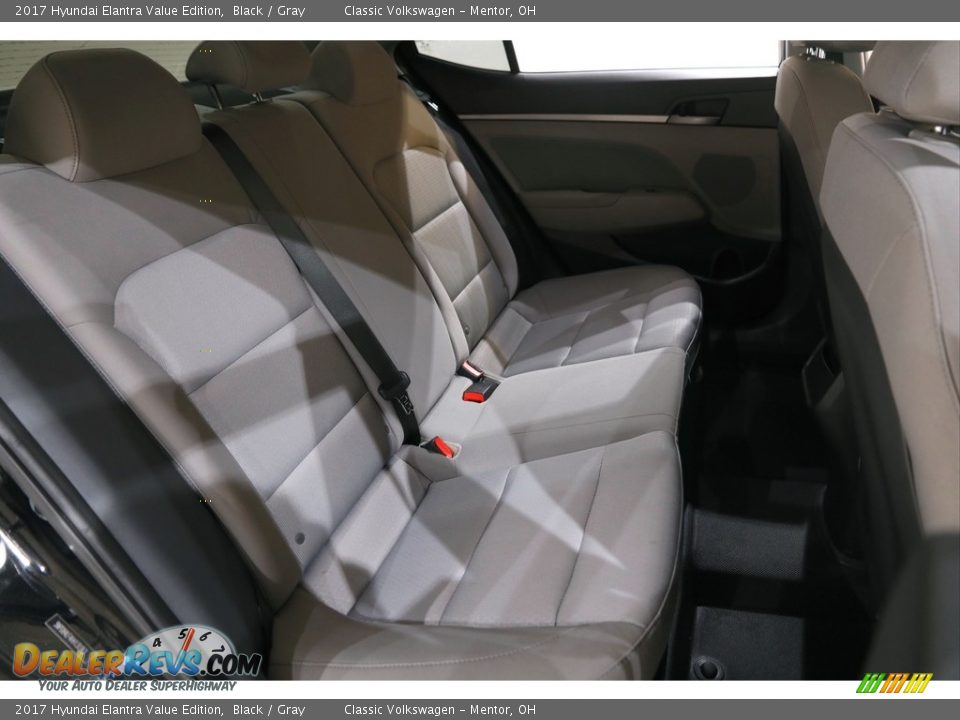 2017 Hyundai Elantra Value Edition Black / Gray Photo #15