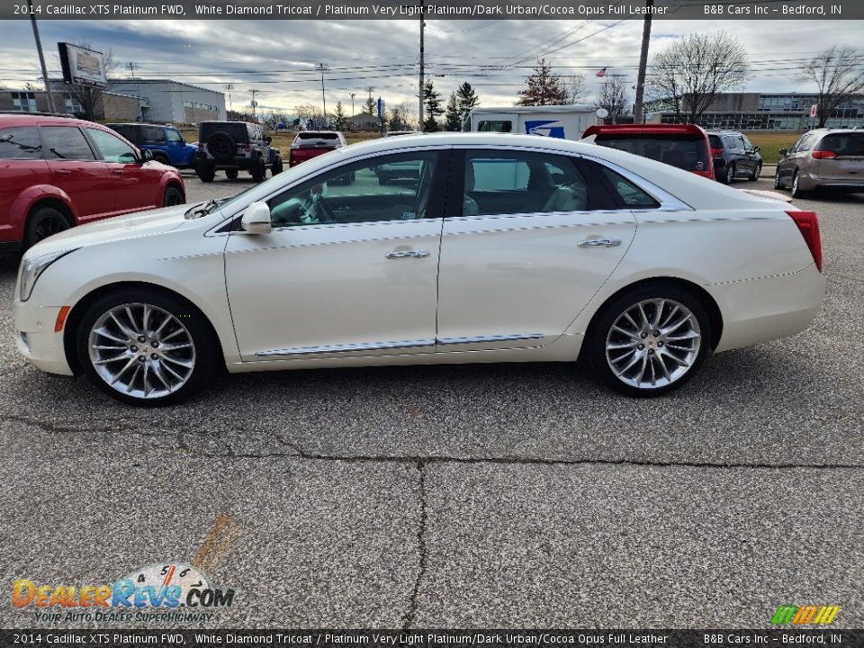 2014 Cadillac XTS Platinum FWD White Diamond Tricoat / Platinum Very Light Platinum/Dark Urban/Cocoa Opus Full Leather Photo #29