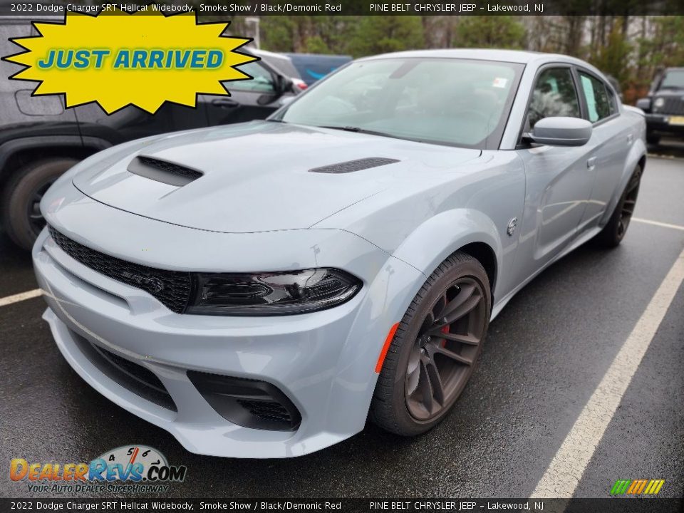 2022 Dodge Charger SRT Hellcat Widebody Smoke Show / Black/Demonic Red Photo #1