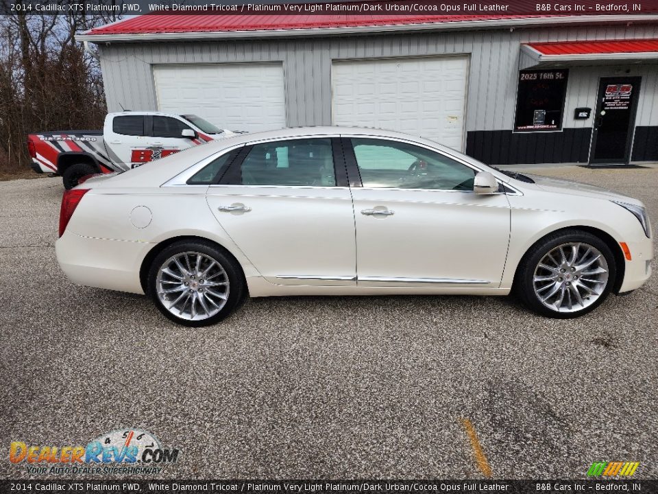 2014 Cadillac XTS Platinum FWD White Diamond Tricoat / Platinum Very Light Platinum/Dark Urban/Cocoa Opus Full Leather Photo #30