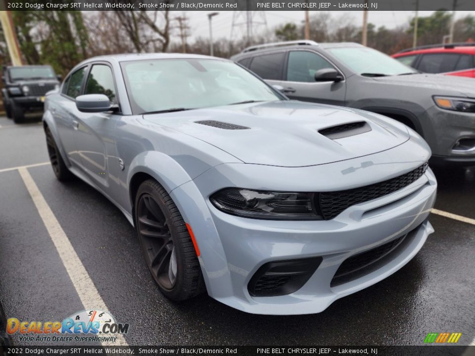 Front 3/4 View of 2022 Dodge Charger SRT Hellcat Widebody Photo #2