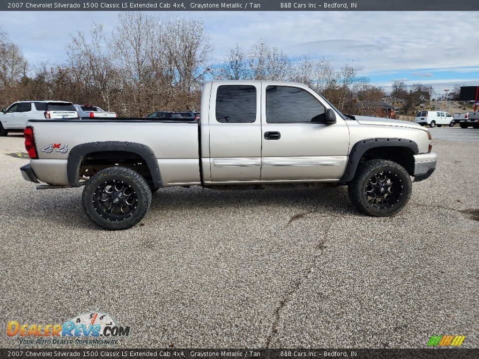 2007 Chevrolet Silverado 1500 Classic LS Extended Cab 4x4 Graystone Metallic / Tan Photo #5