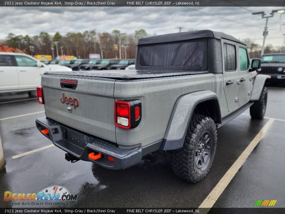 2021 Jeep Gladiator Mojave 4x4 Sting-Gray / Black/Steel Gray Photo #6