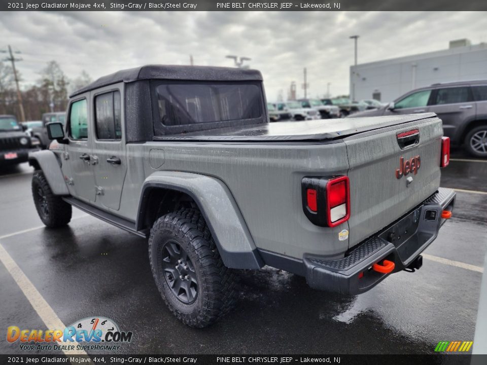 2021 Jeep Gladiator Mojave 4x4 Sting-Gray / Black/Steel Gray Photo #7