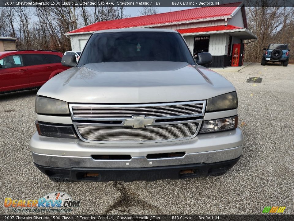 2007 Chevrolet Silverado 1500 Classic LS Extended Cab 4x4 Graystone Metallic / Tan Photo #7