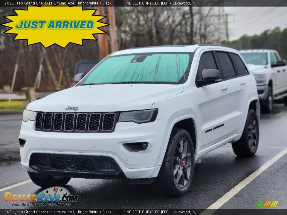 2021 Jeep Grand Cherokee Limited 4x4 Bright White / Black Photo #1